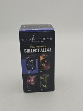 2009 Star Trek Movie Burger King Promo Collectible Glass New I KIRK SEALED